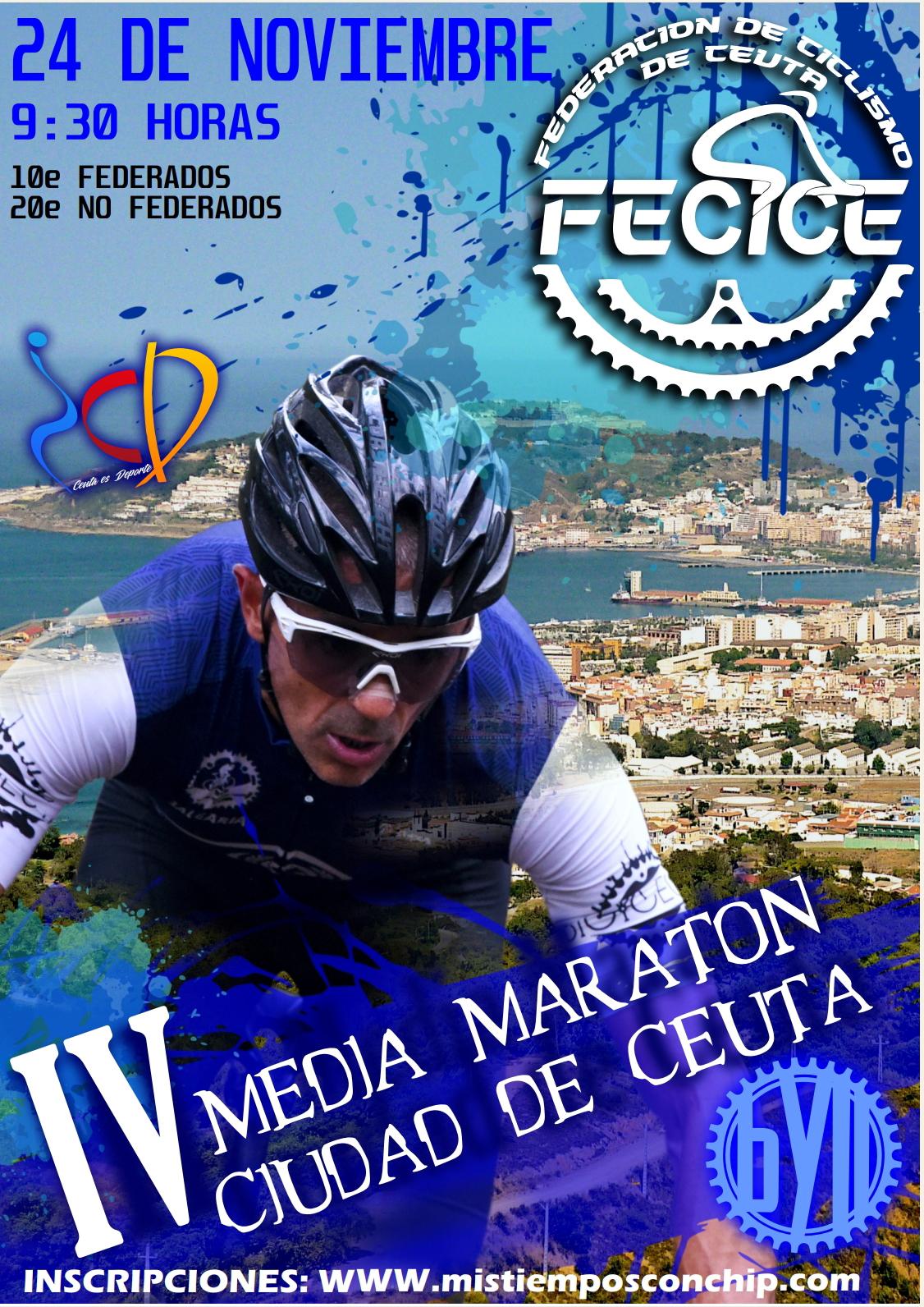 IV MEDIA MARATÓN BTT CIUDAD DE CEUTA HOMENAJE FRAN VALLE