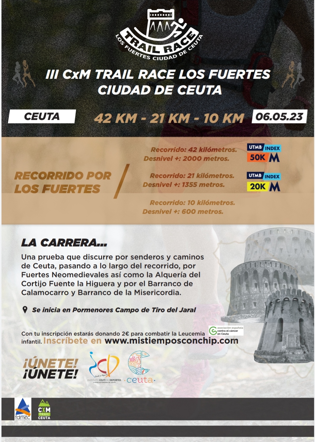 III CxM TRAIL RACE LOS FUERTES CIUDAD DE CEUTA