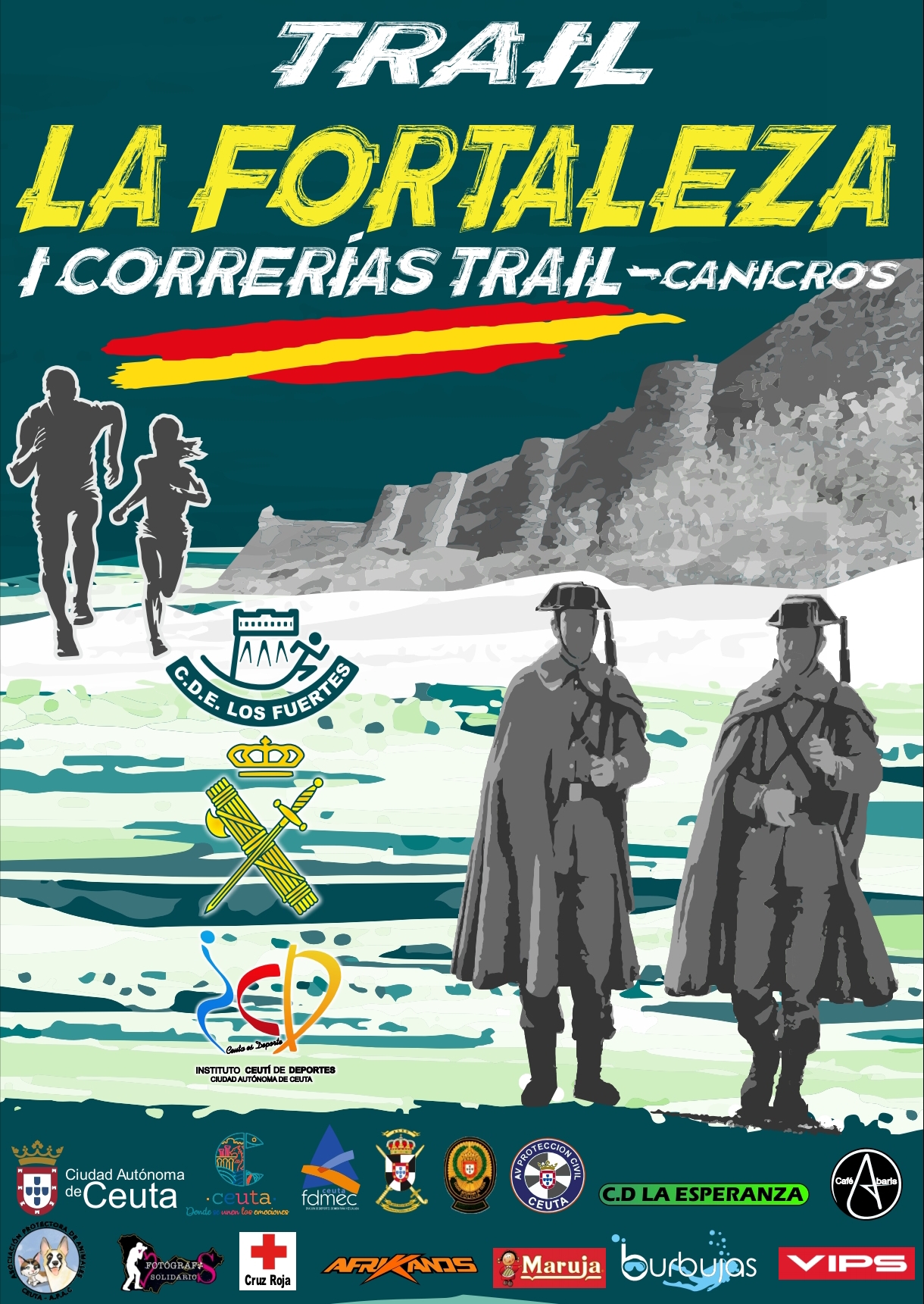 TRAIL LA FORTALEZA 1ER CORRERÍAS TRAIL, III CANICROSS