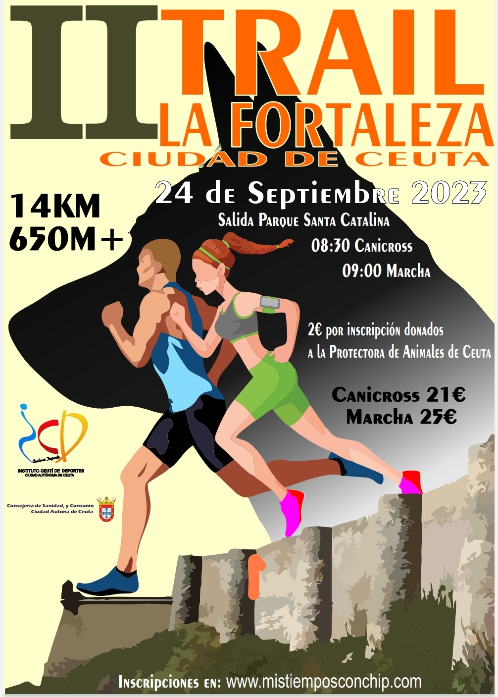 II TRAIL LA FORTALEZA CIUDAD DE CEUTA