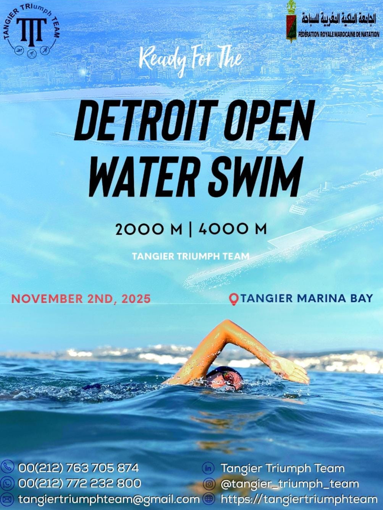 DETROIT OPEN WATER SWIM TÁNGER MARINA BAY