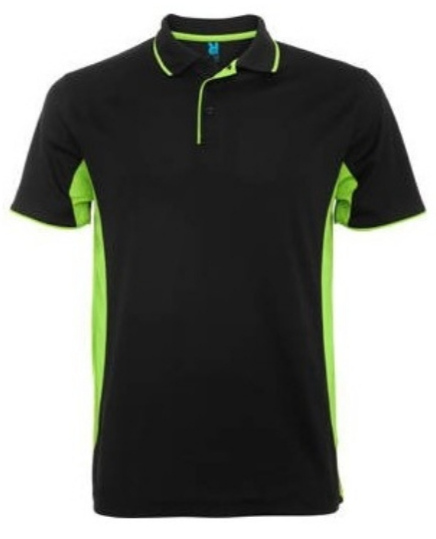Camiseta POLO negra para caballero 